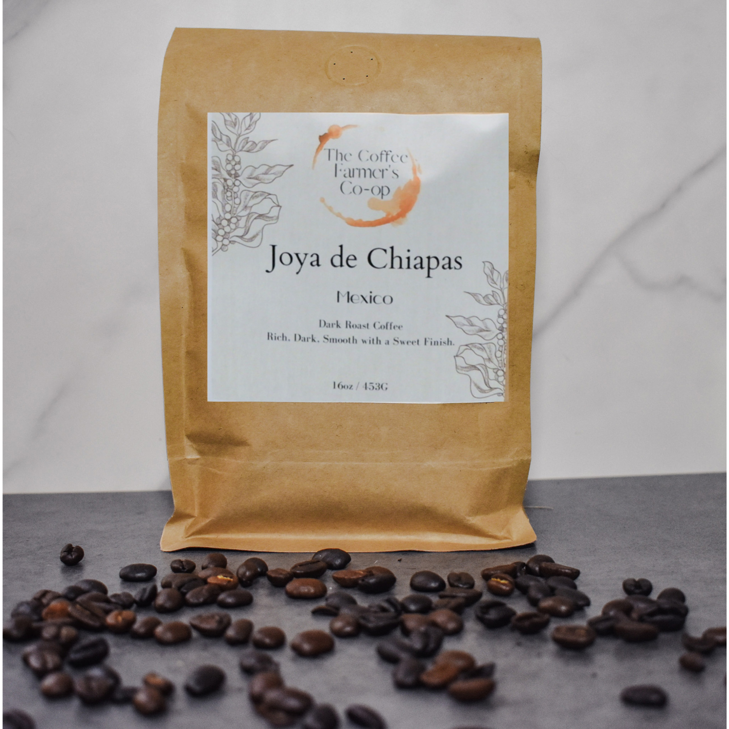 Joya de Chipas dark roast coffee